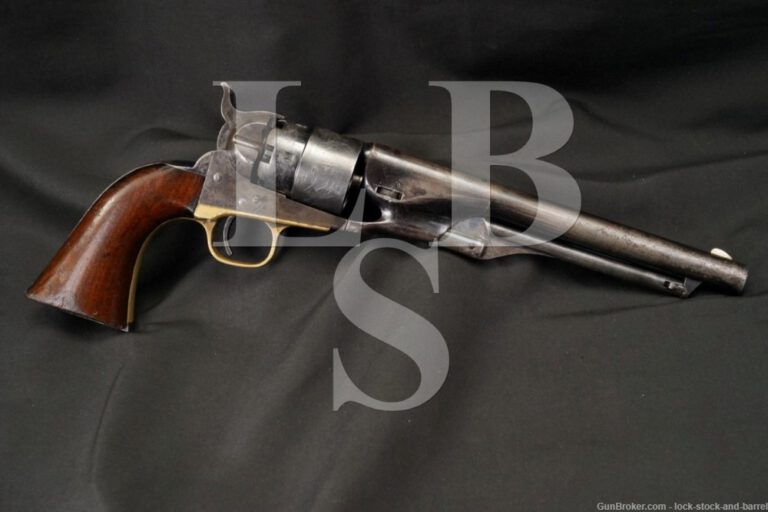 1866 Revolver Colt Model 1860 Army .44 Cal Percussion Cap & Ball Revolver, 1867 ...