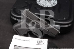 Glock Model 26 Gen 3 G26 9mm 3.46" Striker Fired Semi-Automatic Pistol