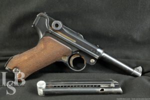 #s Match Pre-WWII Mauser S/42 Luger P.08 9mm Semi-Auto Pistol, 1937 C&R