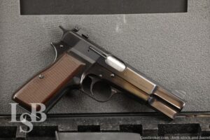 Browning Hi-Power Semi-Automatic 9mm 4.7” w/ Case & Extra Magazine 1986