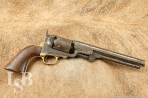 Civil War Era Colt 1851 Navy .36 Cal Black Powder Revolver MFD 1863 Antique