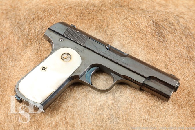 Colt 1908 Type III Pocket Hammerless .380 ACP Semi-Auto Pistol MFD 1912 C&R