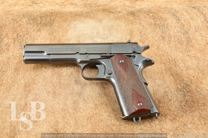 Colt 1911 Government Model .45 ACP Semi-Automatic Rifle C&R MFD 1914