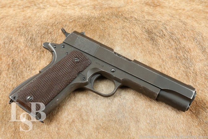 Colt 1911A1 U.S. Army .45 ACP Lend Lease Semi-Auto Pistol C&R MFD 1943