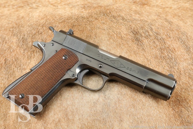 Colt Ace .22 Long Rifle 5” Semi-Automatic Pistol C&R MFD 1931
