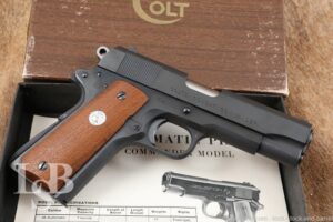Colt Combat Commander 4 3/8” .45 ACP Semi Auto Pistol MFD 1973 C&R