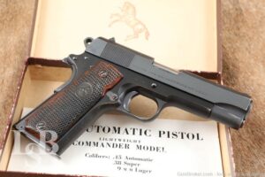 Colt Lightweight Commander .38 Super Compact 1911 Semi-Auto Pistol 1950 C&R