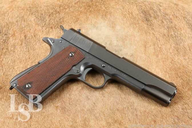 Colt M1911A1 .45 ACP Semi-Automatic Pistol 5” C&R MFD 1941