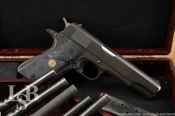 Colt M1911A1 Semi-Automatic .45 ACP 5" US Army Pistol & Accessories