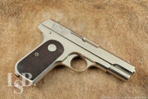 Colt Model M1903 Pocket Hammerless .32 ACP Nickel Semi-Auto Pistol 1925 C&R
