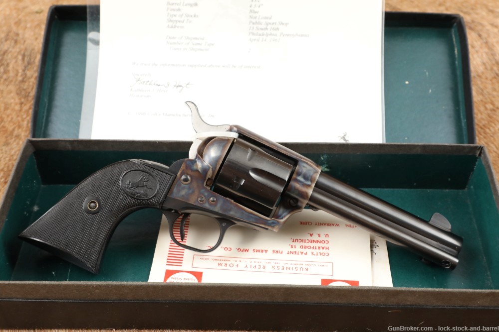 Colt Single Action Army 2nd Gen SAA .45 Colt 4 3/4” Revolver 1961 C&R