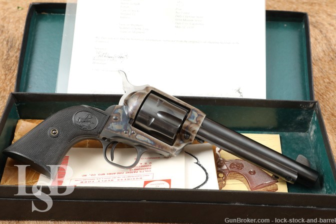 Colt Single Action Army 2nd Gen SAA .45 LC Revolver, 1958 C&R