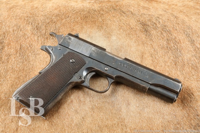Colt Super .38 Super 5″ Semi-Auto Pistol 1940 British Purchasing Commission