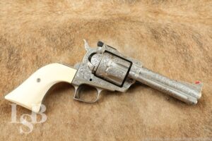 Custom Engraved Ruger Blackhawk .45 Colt 4.5” Single Action Revolver