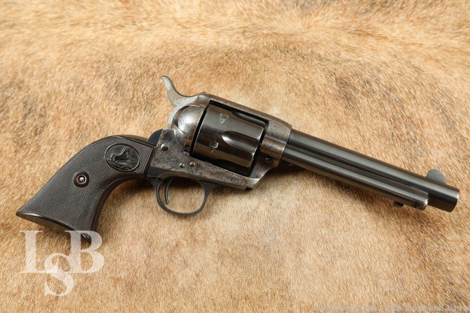 First Gen Colt Single Action Army SAA 45 Colt 5.5″ Revolver MFD 1900 C&R