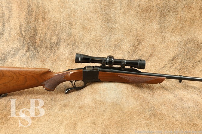 Sturm Ruger No. 1 357 MAG Single Shot Rifle Iron Sights Leupold Scope 1983