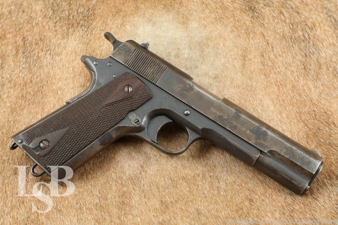 WW1 Springfield Armory 1911 US Army .45 ACP Semi-Auto Pistol MFD 1914-15