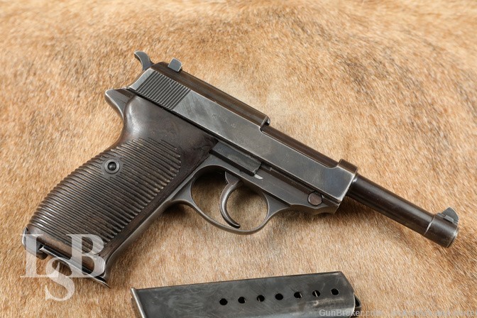 WWII Era Walther P38 AC 41 9mm Semi Automatic Pistol MFD 1941 C&R
