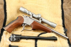 Armor Alloy Thompson Center Contender .223 Rem Single Shot Pistol, 1984