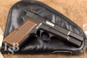 Browning Hi-Power C-Series 9mm 4.7” Semi Auto Pistol & Case, MFD 1977