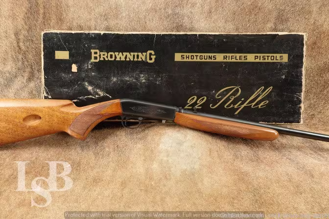Browning SA-22 Grade I Takedown 22” Semi-Auto Rimfire .22 Short MFD 1963