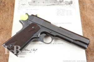 Colt 1911 Government Model Semi-Automatic .45 ACP 5” C&R MFD 1924
