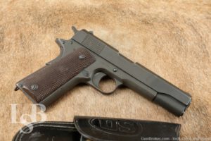 Colt 1911 Remington Rand Slide .45 ACP Semi-Auto Pistol C&R MFD 1918