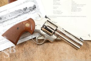 Colt Custom Shop Special Order Python .357 Magnum 4” SA/DA Revolver & Box