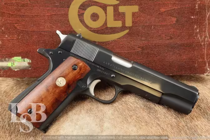 Colt Government Model MKIV Series 70 .38 Super 1911 Semi-Auto Pistol, 1975
