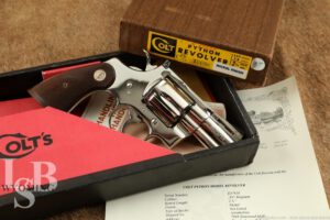 Colt Python .357 Magnum 2.5” Single/Double Action Revolver MFD 1972 C&R