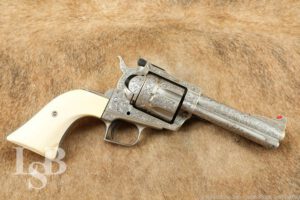 Custom Engraved Ruger Blackhawk .45 Colt 4.5” Single Action Revolver
