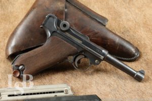 DWM P08 Luger 9mm 4” Semi-Automatic Pistol MFD 1918 C&R