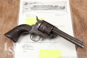 First Gen Colt Single Action Army SAA .45 Colt 4.75" Revolver 1895 Antique