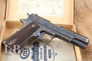 First Year 2 Digit Colt Commercial Government Model 1911 .45 ACP Pistol
