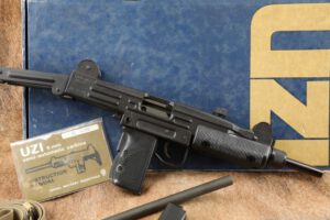 IMI UZI Model A Semi-Auto 9mm 16” Matched Box & Sling, Barrel, Manual 1980s