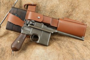 Mauser C96 Broomhandle Semi-Automatic Pistol 7.63x25mm (1905) w/ Stock