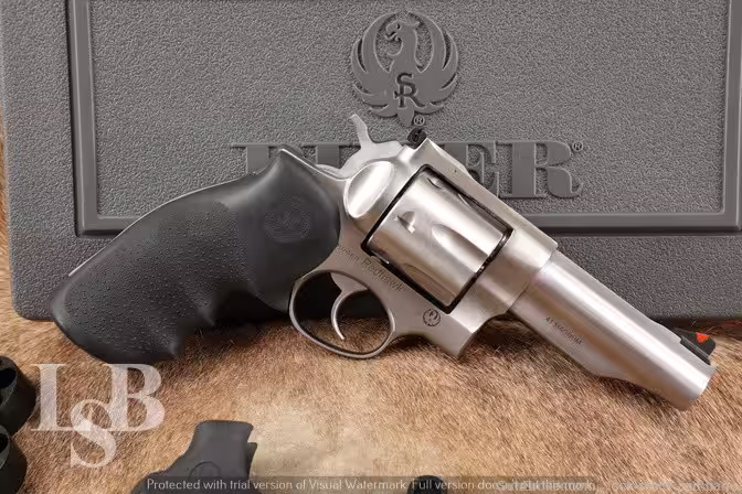 Ruger Redhawk Stainless .41 Mag 4 1/8” DA/SA Revolver & Accessories, 2015