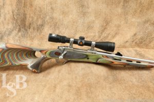 Stainless Steel Ruger M77 Mk. II .308 Ported Bolt Action Rifle & Scope, MFD