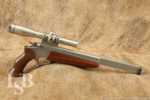 Thompson Center Contender Double Barrel .17 M2/HMR Pistol & Scope, 1994