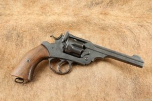 Webley & Scott W.G. Army Model 1896 6” .476 Double Action Revolver, Antique