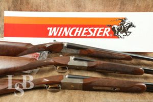Winchester Model 23 Golden Quail Set SXS 12, 20, 28 Gauge Shotguns & Boxes