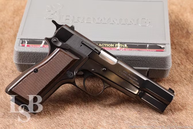Belgium Mk. III FN Hi-Power Practical 9mm 4.7” Pistol & Mag, MFD 2003