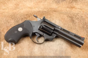 Blued Colt Diamondback .22 LR 4” DA/SA 6-Shot Revolver, MFD 1985