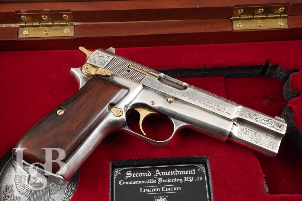 Browning Hi Power 2nd Amendment Limited Edition 40 S&W Semi Auto Pistol