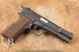 Browning Hi-Power Single Action 9mm 4.7” Semi Auto Pistol, MFD 1979
