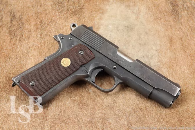 Colt Combat Commander .45 ACP 4.25" Semi Automatic Pistol MFD 1971 C&R
