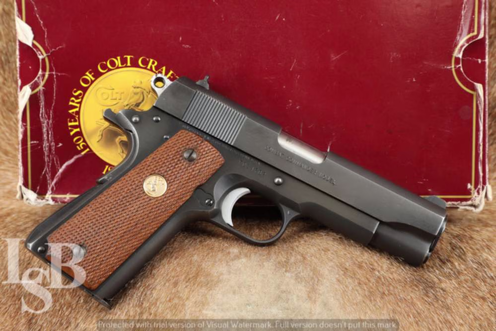 Colt MK IV Series 80 Combat Commander 9mm Semi-Auto Pistol MFD 1987