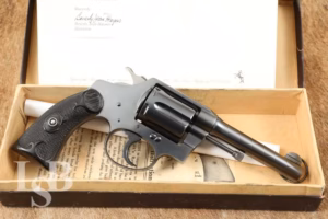 Colt Police Positive .38 Special 4" Revolver 1922 C&R & Box & Letter