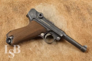 Erfurt P08 Luger 9mm 4" Semi Automatic Pistol MFD 1917 C&R