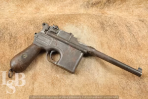 Mauser C96 Broomhandle .30 Mauser 7.63x25mm Semi-Auto Pistol, 1910 C&R